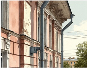 Водосточная труба на английском - Downspout