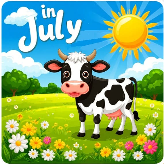 В июле - In july